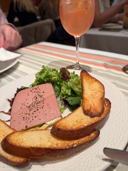 Seared chicken with vegetables overhead — original